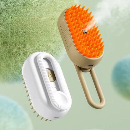 Cepillo Para Mascotas A Vapor Recargable